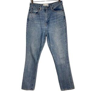 Aritzia Denim Forum The Nina Super High Rise Cigarette Jeans 30L size 28